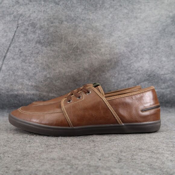 Call It Spring Shoes Mens 13 Casual Oxford Sneaker Chukka Lace Up Classic Brown - Picture 4 of 15